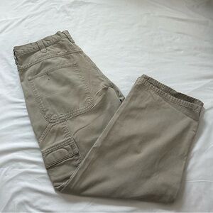 Men’s Tan Wrangler White-Label Cargo Pants